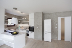 Imitace betonu v kuchyni - Praha 5